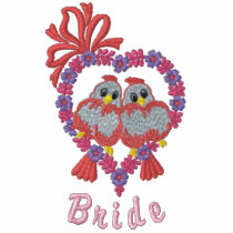 Love Birds - Bride embroidered shirts