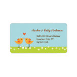 Love Birds Custom Address Label labels