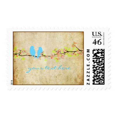 Love birds/DIY postage