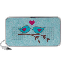 Love Birds Doodle speakers