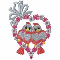 Love Birds embroidered shirts