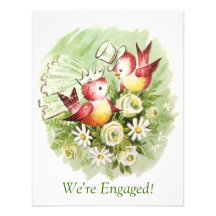 Love Birds Engagement Announcement