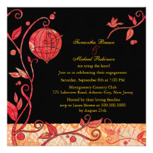 Love Birds: Engagement Invitations