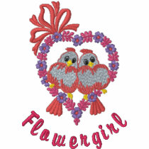 Love Birds - Flowergirl embroidered shirts