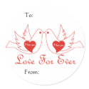 Love Birds Gift tag stickers by zazzleproducts1 Love Birds Gift tag stickers