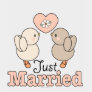 Love Birds Just Married Bride T shirt by WeddingTeesGifts Love Birds Just Married Bride T shirt
