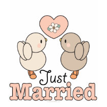 Love Birds Just Married Bride T shirt by WeddingTeesGifts Love Birds Just Married Bride T shirt