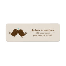 Love Birds {mint} labels