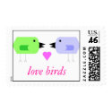 Love Birds Postage stamp