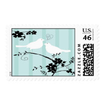 Love Birds Postage Stamps