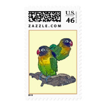 Love Birds postage