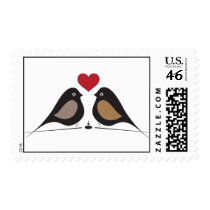Love Birds postage