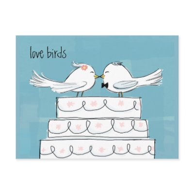 Love Birds postcards
