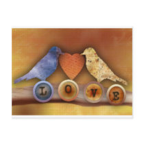 love birds postcards by perfectpostage love birds postcards