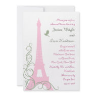 Love Birds Rehearsal Dinner invitation