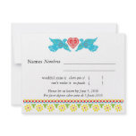 Love Birds RSVP Card - customized Personalized Announcements