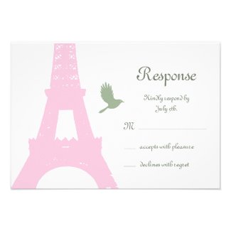 Love Birds RSVP Invitation