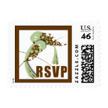 Love Birds RSVP postage stamp