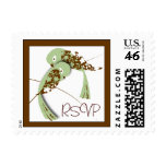 LOVE BIRDS, RSVP STAMP