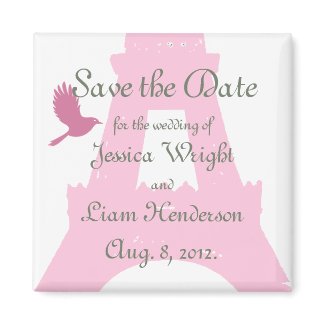 Love Birds Save the Date Magnets