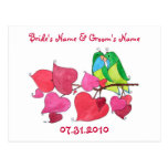 Love Birds, Save the Date postcards
