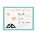 Love Birds Save the Date Postcard