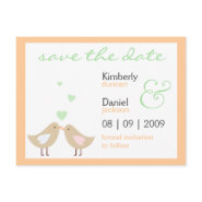 Love Birds Save the Date Postcard postcard