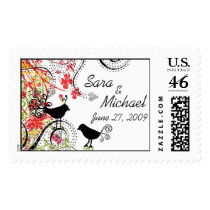 Love Birds Save the Date Stamp