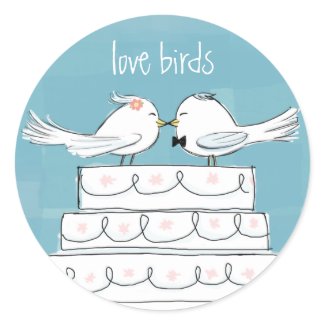 Love Birds Stickers