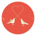 Love Birds stickers by knotth Love Birds stickers