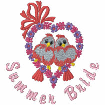 Love Birds - Summer Bride embroidered shirts