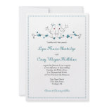 Love Birds - Teal - Wedding Invitation
