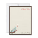 Love Birds Thank You Card invitation