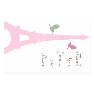 Love Birds Thank You Sticker