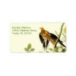 love birds wedding address labels