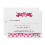 Love Birds Wedding Banner RSVP Card Invite