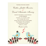 Love Birds Wedding Invitation
