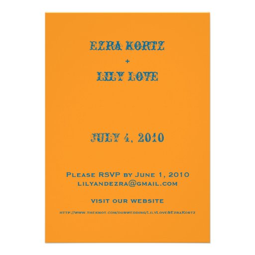 Love Birds Wedding Invitation - Aqua