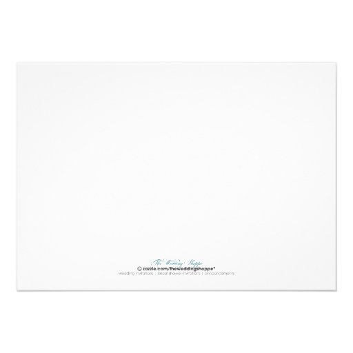 Love Birds Wedding Invitation (navy)