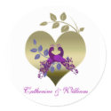 Love Birds Wedding Stickers sticker