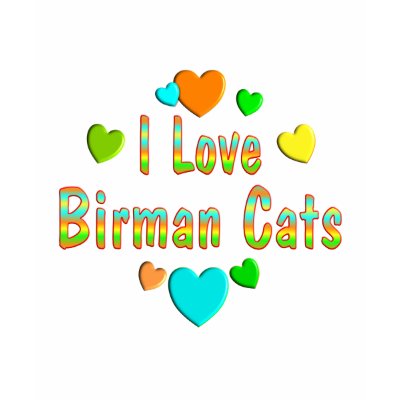 Love Birman Cats Shirt