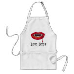 Love Bites aprons