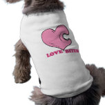 love bites biting heart pet clothing