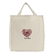 Love Bites Embroidered Bag