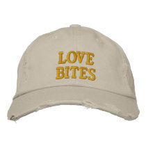 Love Bites embroidered hats