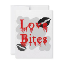 love bites personalized invites