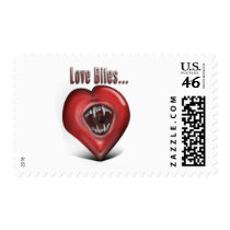 Love Bites Postage Stamps