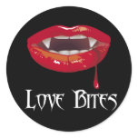 Love Bites Round Sticker