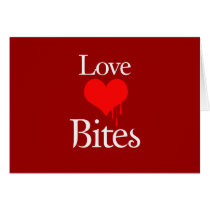 Love Bites T-shirt cards