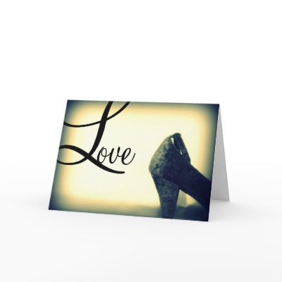 Love Black and White Greeting Card by indolilly